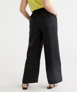 LINEN WIDE LEG PANT