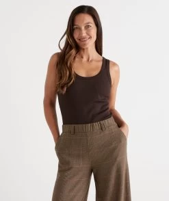 Australian Cotton Scoop Rib Tank -Women Clothing Sale 035799 233 01 1 2
