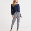 Stripe Australian Cotton Knit Pyjama Pant