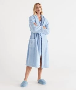 Fluffy Dressing Gown -Women Clothing Sale 035865 488 01 1