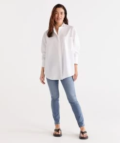 Australian Cotton Mid Blue Jegging