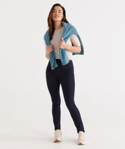 Australian Cotton Dark Blue Jegging