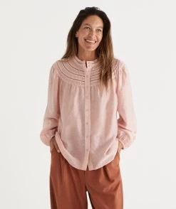 Ladder Insert Blouse