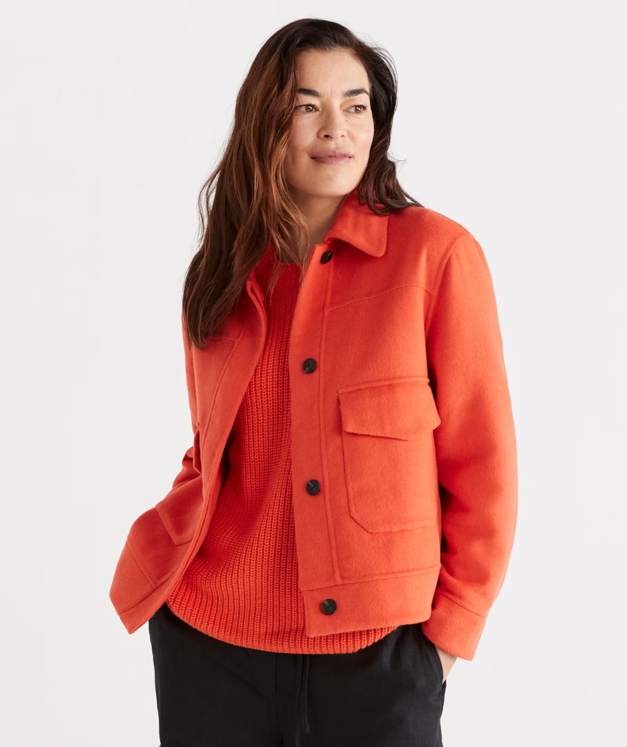 POCKET DETAIL CARCOAT 4 POCKET DETAIL CARCOAT - Image 4