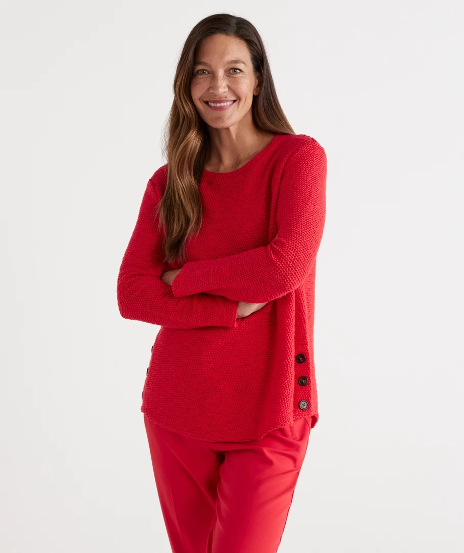 Side Button Textured Top 12 Side Button Textured Top - Image 12