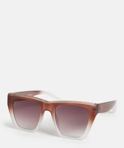 SINES CRYSTAL BROWN SUNGLASSES