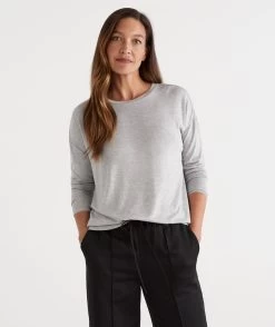 Marle Crew Neck Long Sleeve Top