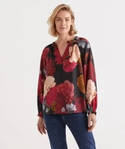 MODERN ROSE TOP -Women Clothing Sale 036501 404 01 2