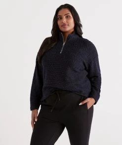 Textured Collar Top -Women Clothing Sale 036519 404 01 1