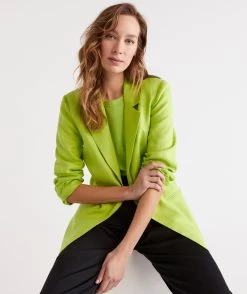 Single Breasted Wasabi Blazer