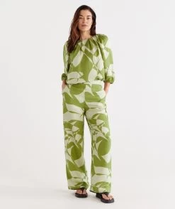 Wasabi Geometric Pant -Women Clothing Sale 036605 315 01 2
