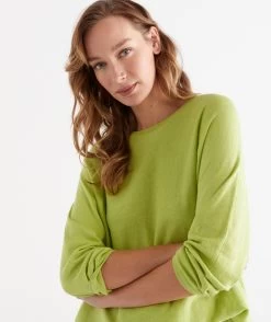 Cotton Curved Hem Pull Over -Women Clothing Sale 036632 315 01