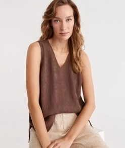 CRINKLE TANK -Women Clothing Sale 036642 226 01 4