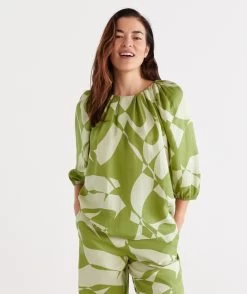 ABSTRACT SHELL TOP -Women Clothing Sale 036644 315 01 2