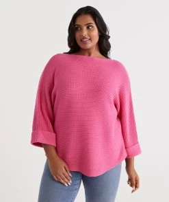 Australian Cotton Dolman Pullover -Women Clothing Sale 036657 662 01 2
