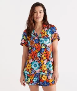 Floral Print Shortie Pyjama Set