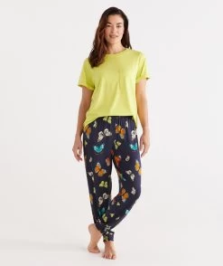 Butterfly Print Harem Pant -Women Clothing Sale 036690 419 01 2