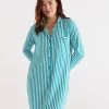 Cotton Stripe Nightshirt