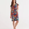 Floral Flutter Sleeve Nightie