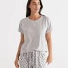 Australian Cotton Contrast Pyjama Top