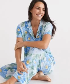 Blue Dahlia Knit Button Through Pyjama Set 13 Blue Dahlia Knit Button Through Pyjama Set -Women Clothing Sale 036782 495 01 5