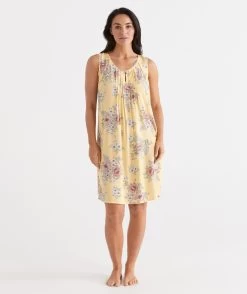 Daffodil Floral Nightie -Women Clothing Sale 036787 730 01 2