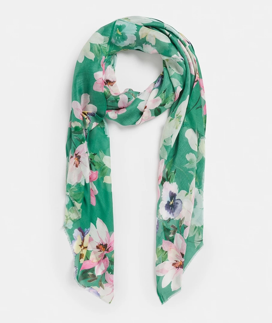 Pastel Floral Scarf 1 Pastel Floral Scarf