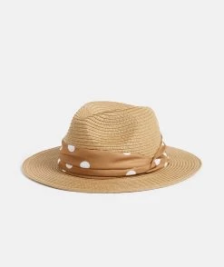 Spot Band Detail Panama Hat