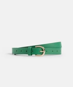 Emerald Leather Belt