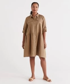 UTILITY SHIRT DRESS -Women Clothing Sale 036836 241 01 7
