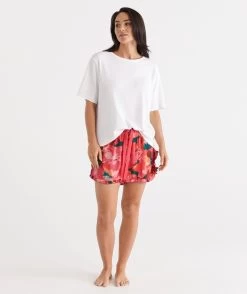 Floral Bloom Boxer Shorts -Women Clothing Sale 036854 693 01 2