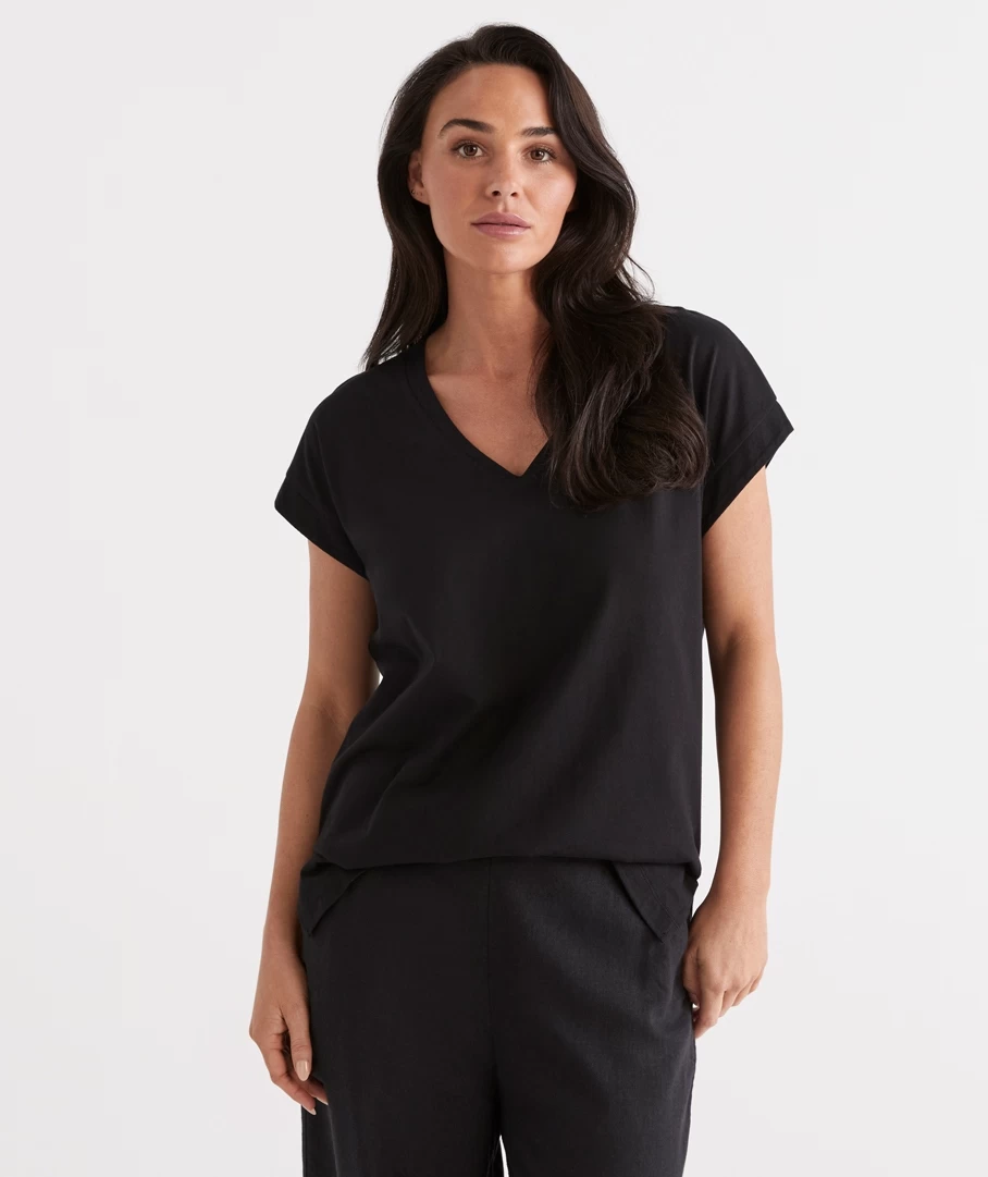 Australian Cotton V-Neck Tee 7 Australian Cotton V-Neck Tee - Image 7