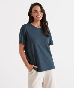 Australian Cotton Swing Tee -Women Clothing Sale 036876 350 01