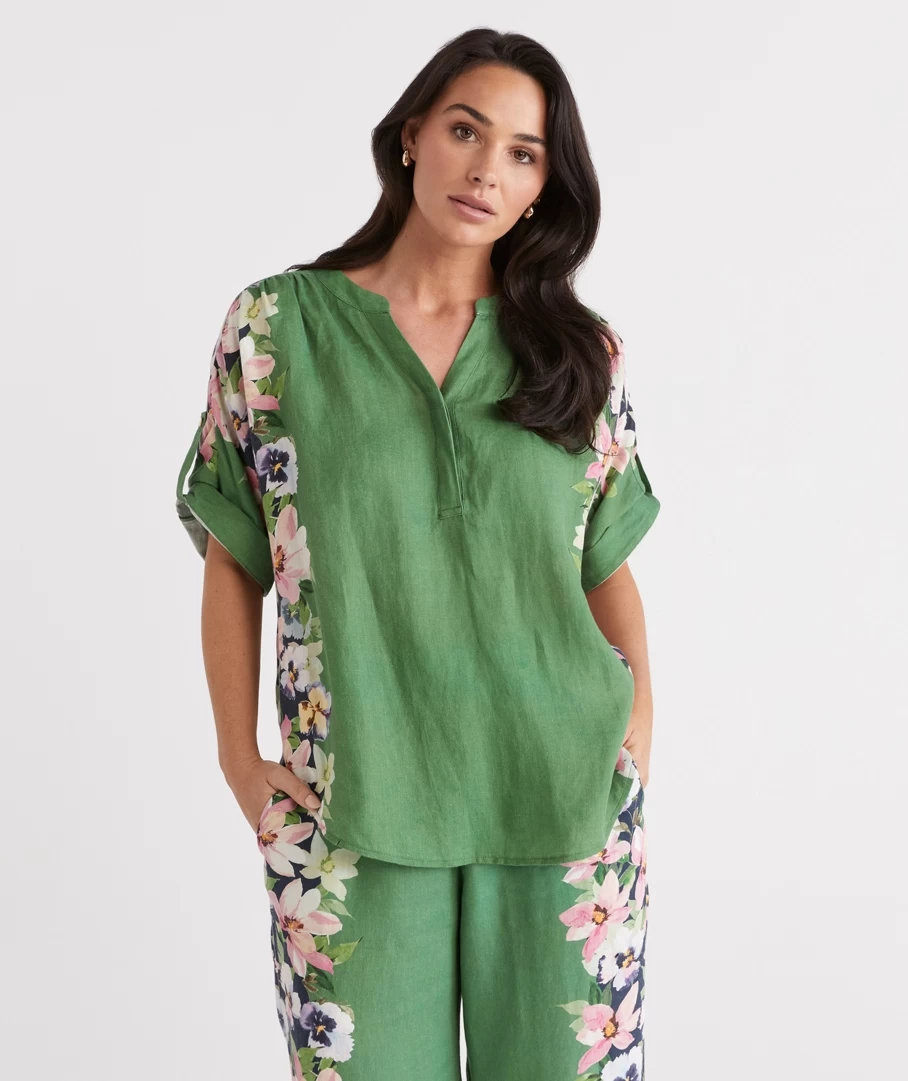 LINEN PASTEL PLACEMENT TOP 1 LINEN PASTEL PLACEMENT TOP