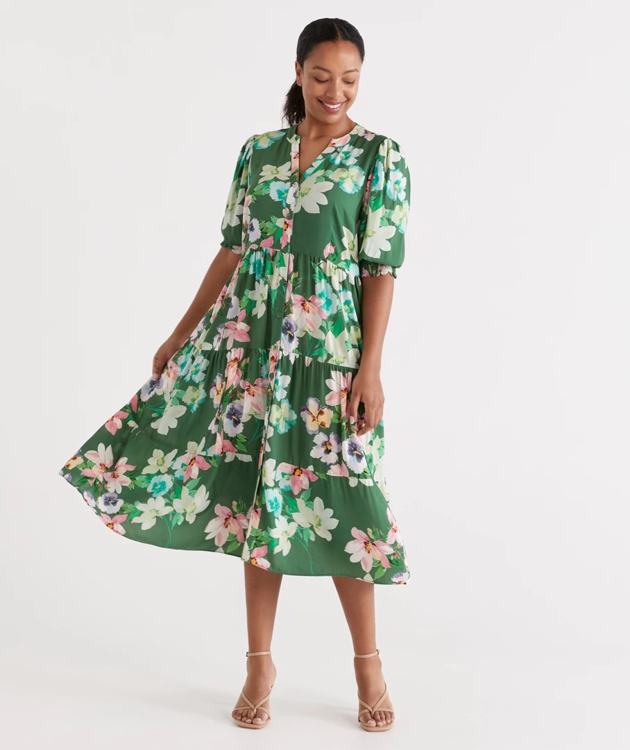 PASTEL FLORAL DRESS 4 PASTEL FLORAL DRESS - Image 4