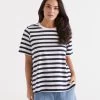 Australian Cotton Stripe Swing Tee