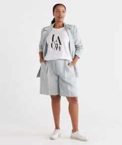 Australian Cotton Graphic Tee -Women Clothing Sale 037092 100 01 7