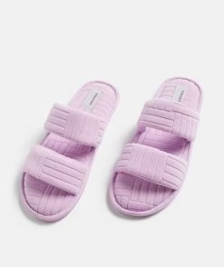 Soft Orchid Double Strap Slipper