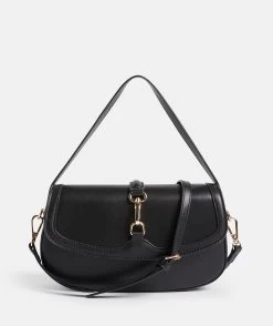 BLACK MINI SADDLE BAG