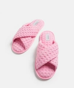Fairy Floss Waffle Cross Over Slipper