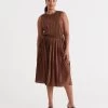 SOFT PLEAT DRESS